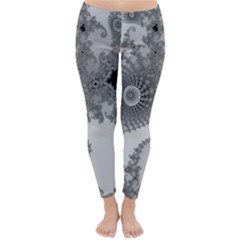 Apple Males Almond Bread Abstract Classic Winter Leggings by danenraven