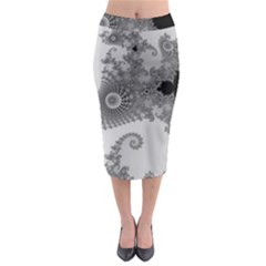 Apple Males Almond Bread Abstract Midi Pencil Skirt by danenraven