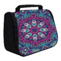 Purple, Blue And Pink Eyes Full Print Travel Pouch (Small) View2