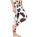 Cow spots brown white Lightweight Velour Classic Yoga Leggings View4