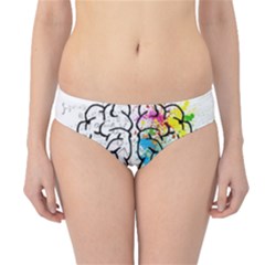 Brain Mind Psychology Idea Drawing Hipster Bikini Bottoms by Wegoenart