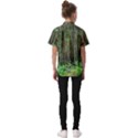 Forest Woods Nature Landscape Tree Kids  Short Sleeve Shirt View2