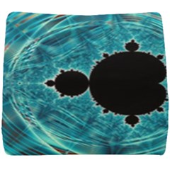 Mandelbrot Apple Fractal Abstract Seat Cushion by Wegoenart