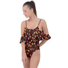 Thanksgiving Drape Piece Swimsuit by nateshop