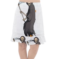 Halloween Fishtail Chiffon Skirt by Sparkle