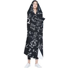 Science Einstein Formula Mathematics Physics Wearable Blanket by danenraven