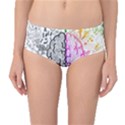 Anatomy Brain Head Medical Psychedelic  Skull Mid-Waist Bikini Bottoms View1