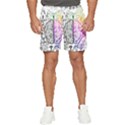 Anatomy Brain Head Medical Psychedelic  Skull Men s Runner Shorts View1