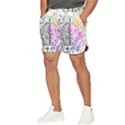 Anatomy Brain Head Medical Psychedelic  Skull Men s Runner Shorts View3