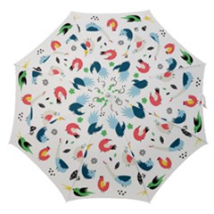 Vector-set-isolates-with-cute-birds-scandinavian-style Straight Umbrellas