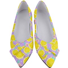 Purple Lemons  Women s Bow Heels by ConteMonfrey