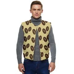 Coffee Beans Men s Short Button Up Puffer Vest	 by ConteMonfrey