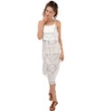 Starship Doodle - Space Elements Waist Tie Cover Up Chiffon Dress View1