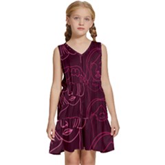 Im Only Woman Kids  Sleeveless Tiered Mini Dress by ConteMonfrey