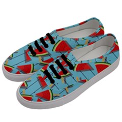 Blue Watermelon Popsicle  Men s Classic Low Top Sneakers by ConteMonfrey