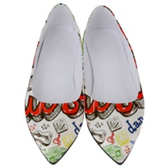 Music-color-elements Women s Low Heels by Wegoenart