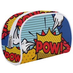 Pow Word Pop Art Style Expression Vector Make Up Case (large) by Wegoenart