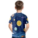 Galaxy Background Kids  Cotton Tee View2