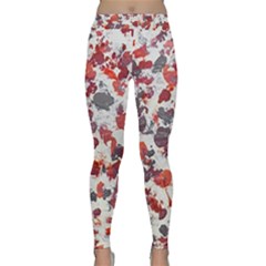 Abstract Random Painted Texture Classic Yoga Leggings by dflcprintsclothing