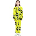 Cats Heads Pattern Design Kids  Tracksuit View1