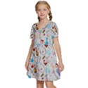 Medical Devices Kids  Short Sleeve Tiered Mini Dress View2