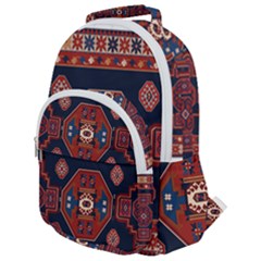 Armenian Carpet Rounded Multi Pocket Backpack by Gohar