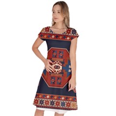 Armenian Carpet Classic Short Sleeve Dress by Gohar