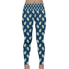 Blue Pines Blue Lightweight Velour Classic Yoga Leggings by ConteMonfrey