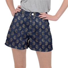 Gold Mermaids Silhouettes Ripstop Shorts by ConteMonfrey