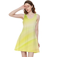 Gradient Green Yellow Inside Out Racerback Dress by ConteMonfrey