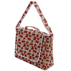 Flowers Poppies Red Box Up Messenger Bag by Wegoenart