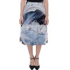 Gray Washing Machine Illustration Classic Midi Skirt by Jancukart