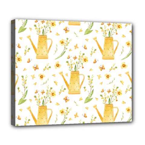 Easter Garden   Deluxe Canvas 24  X 20  (stretched) by ConteMonfrey