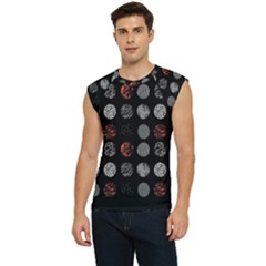 Black And Multicolored Polka Dot Wallpaper Artwork Digital Art Men s Raglan Cap Sleeve Tee by danenraven