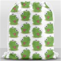 Kermit The Frog pattern Drawstring Bag (Large) View1