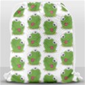 Kermit The Frog pattern Drawstring Bag (Large) View2