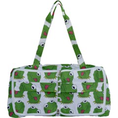 Kermit The Frog Pattern Multi Function Bag by Valentinaart