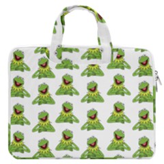 Kermit The Frog Macbook Pro 16  Double Pocket Laptop Bag  by Valentinaart