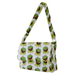 Kermit The Frog Full Print Messenger Bag (m) by Valentinaart