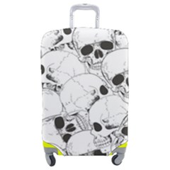 Skull Pattern Luggage Cover (medium) by Valentinaart