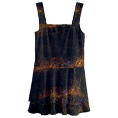 Sunset Forest Fall Sunbeams Nature Kids  Layered Skirt Swimsuit by danenraven