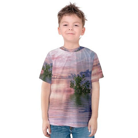 Nature Water Outdoors Travel Exploration Kids  Cotton Tee by danenraven