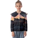 Beach Volcano Ocean Sunset Sunrise Iceland Kids  Peter Pan Collar Blouse View1