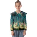 Magical Forest Forest Painting Fantasy Kids  Peter Pan Collar Blouse View1