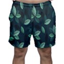 Leaves Pattern Men s Shorts View1