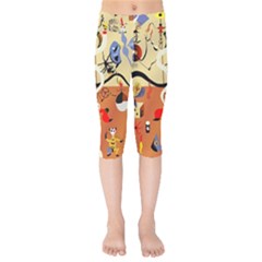 Carnival Of The Harlequin Art Kids  Capri Leggings  by danenraven