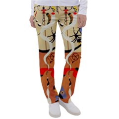 Carnival Of The Harlequin Art Women s Casual Pants by danenraven