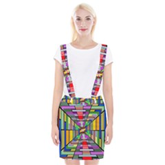 Art Background Abstract Braces Suspender Skirt by artworkshop