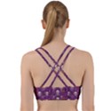 Background Halloween Pattern Pumpkin Skeleton Bat Back Weave Sports Bra View2