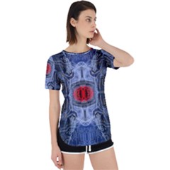 Art Robot Artificial Intelligence Technology Perpetual Short Sleeve T-shirt by Ravend